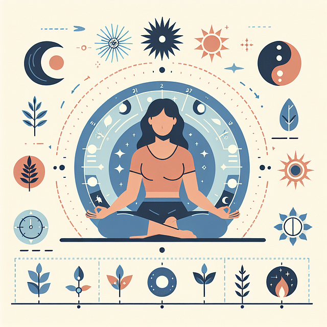 person meditating during equinox balance