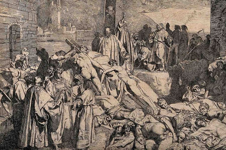 Black Death Europe 1345