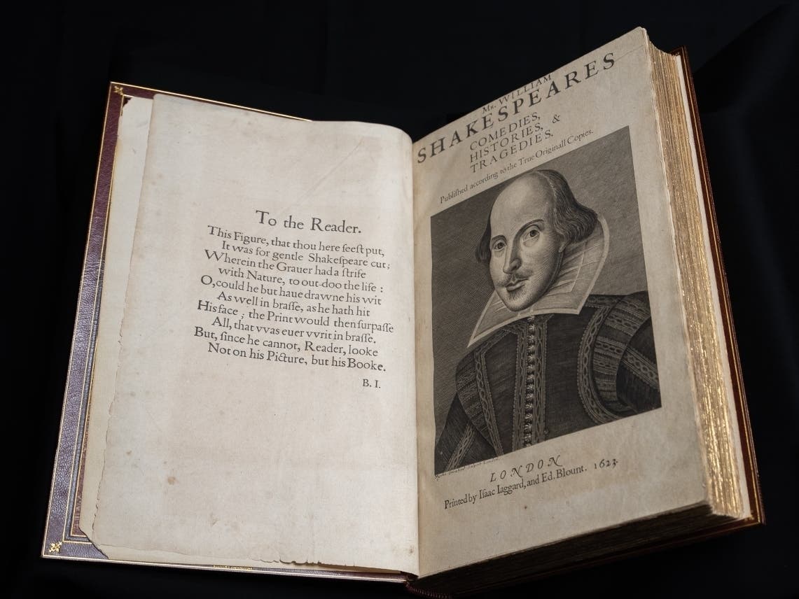 Shakespeare First Folio 1623