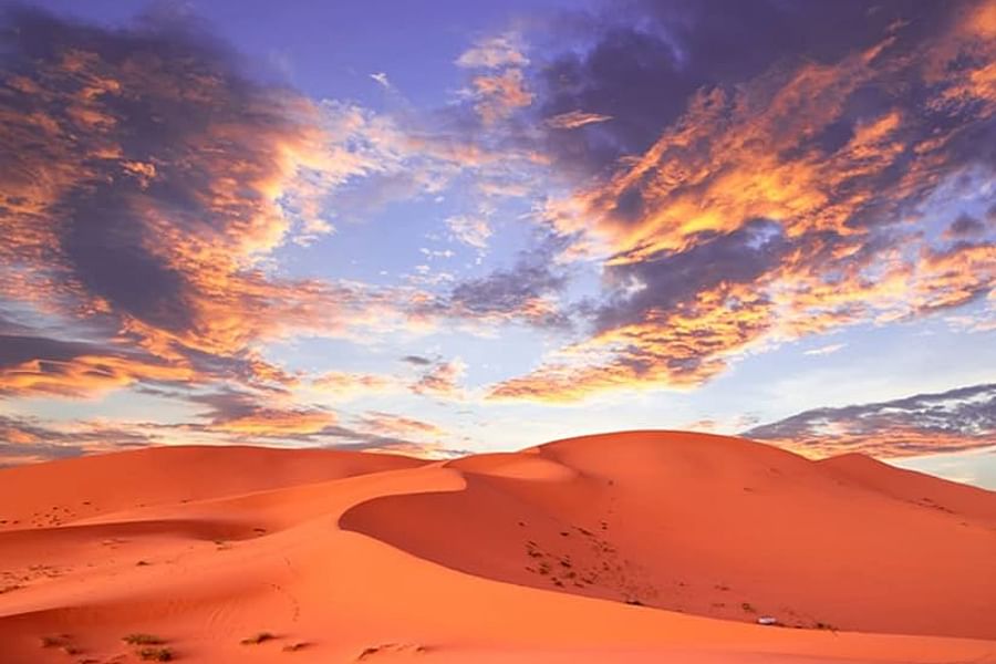 Sahara Desert sunset