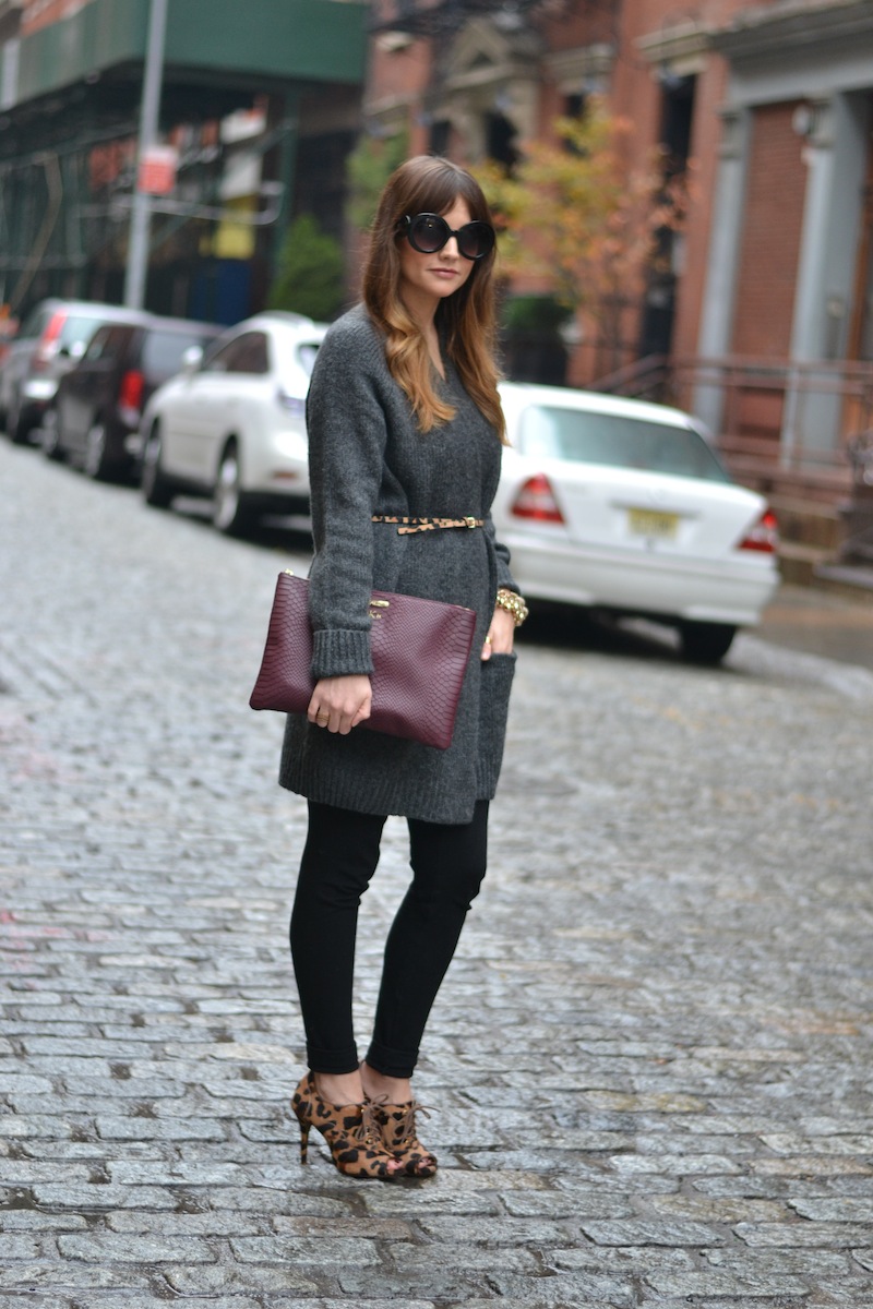 chic layered cardigans