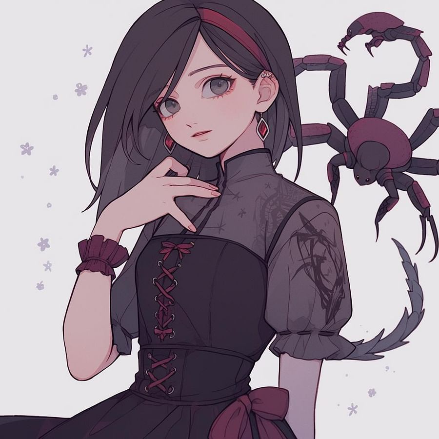 Mysterious and captivating Scorpio woman
