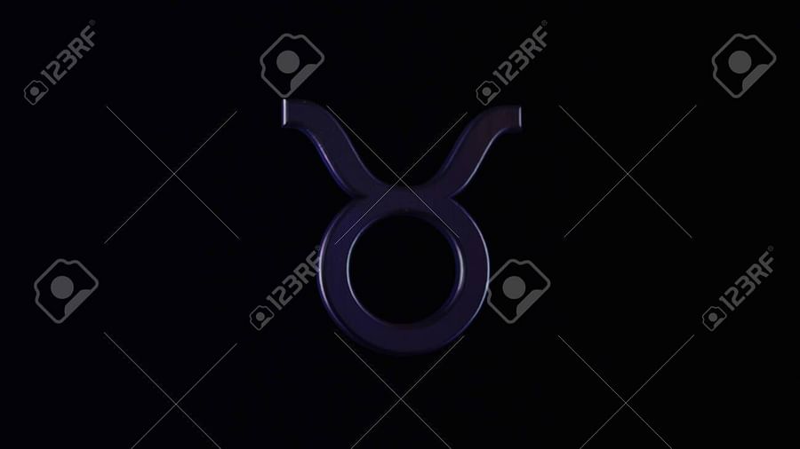 Zodiac wheel with Taurus sign highlighted
