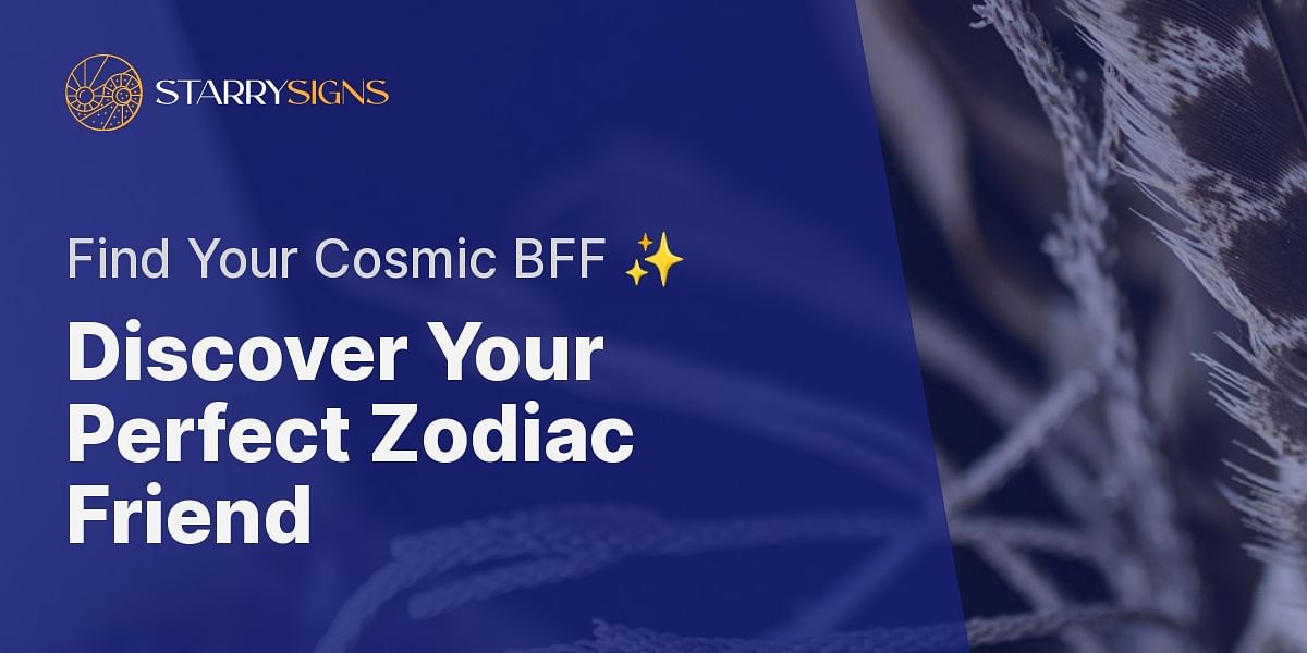 Discover Your Most Compatible Zodiac Sign Friend Starry Signs